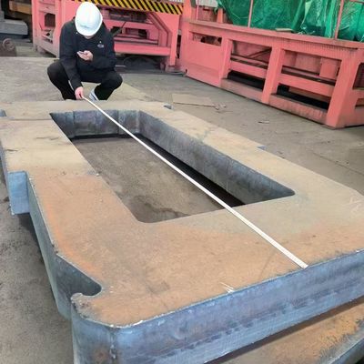 บริการตัด CNC อุตสาหกรรมสําหรับการตัดเพลิงแผ่นเหล็กหนา
