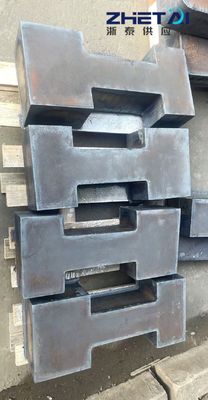 แผ่นเหล็กคาร์บอนที่กําหนดเองโดยการตัดไฟ CNC ที่ใช้ในเครื่องจักรหนัก
